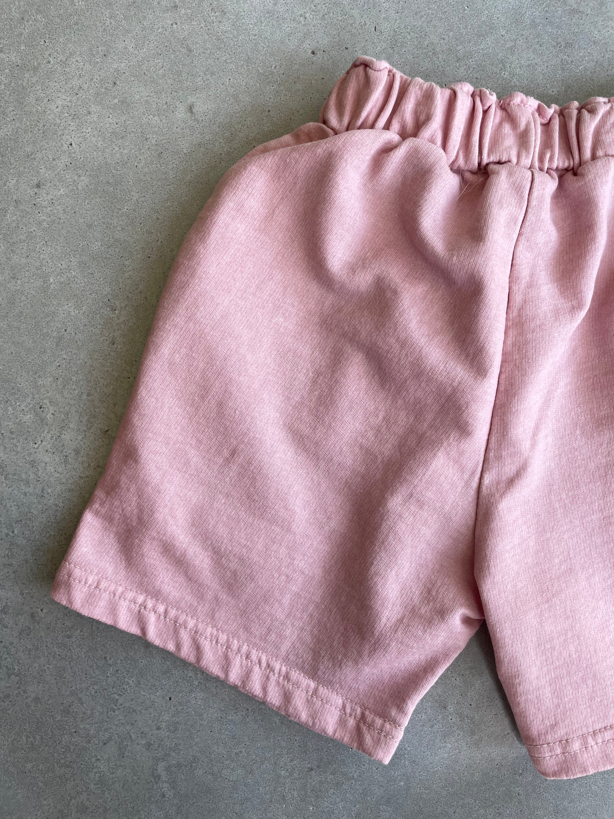 Pink flower shorts