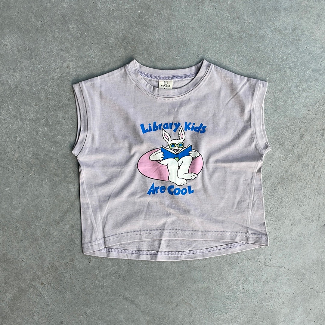 T-shirt sans manches Library Kids