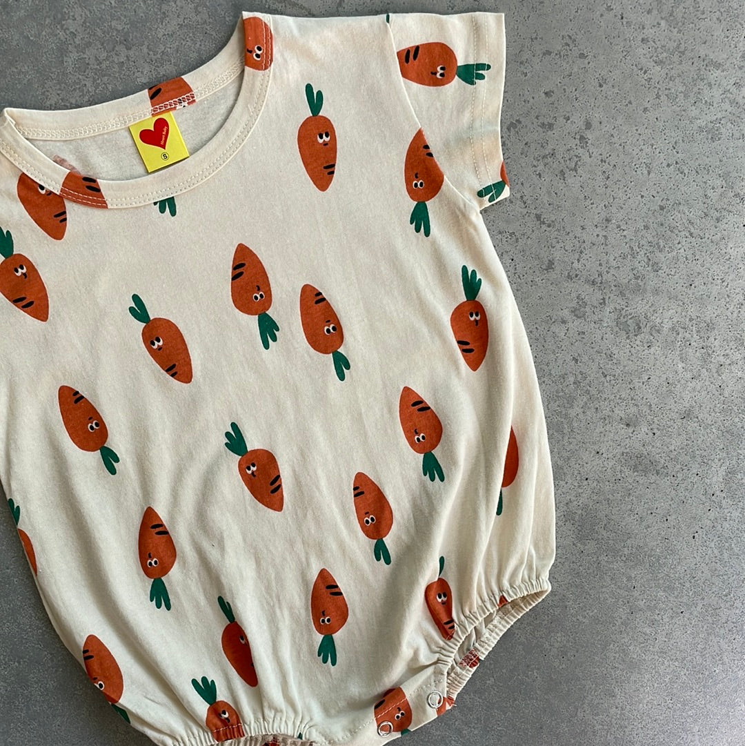 Oversized carrot playsuit