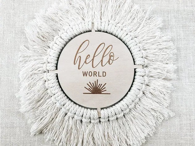Birth announcement - hello world