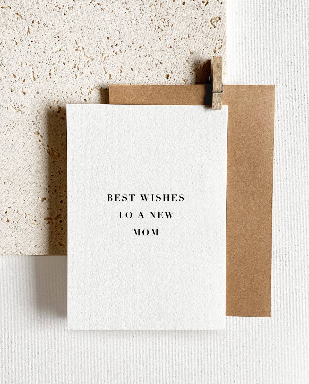Greeting card - best wishes mom