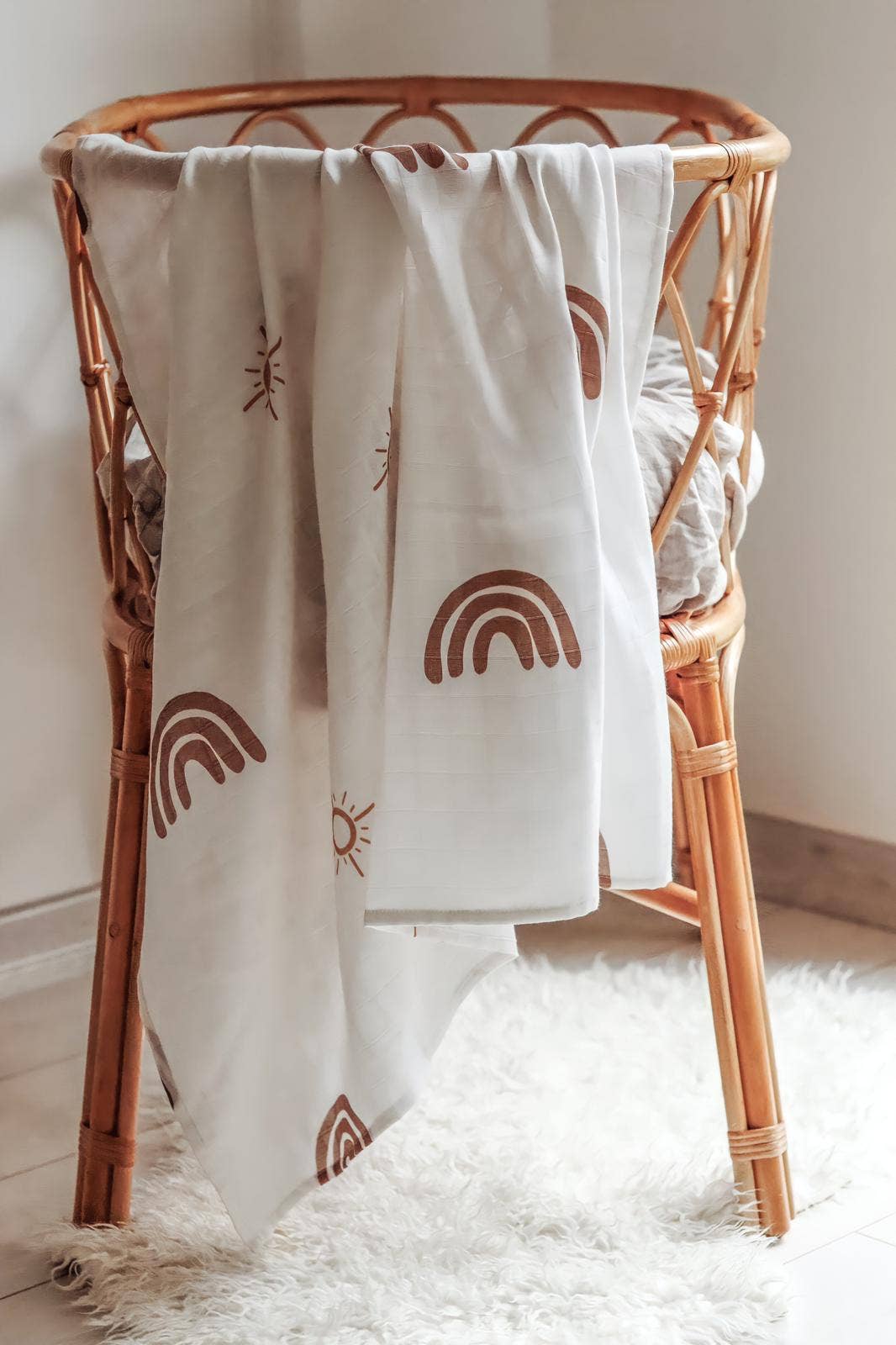 Muslin cloth - rainbow