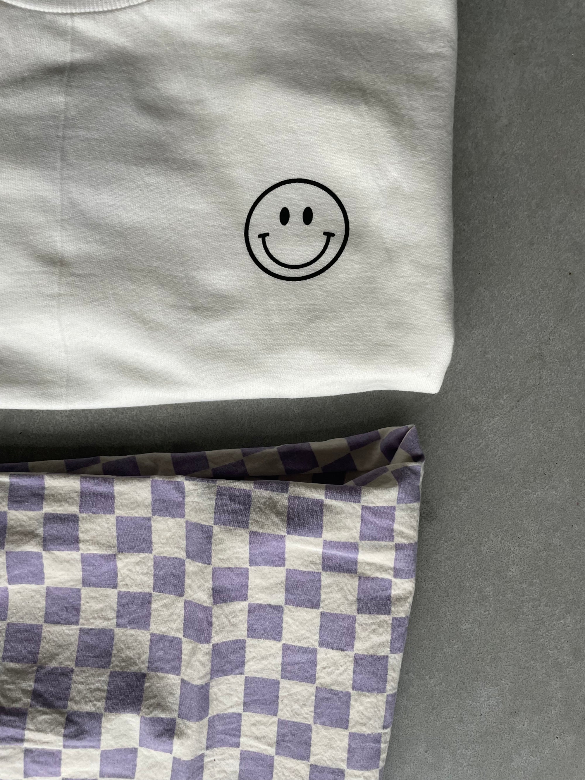 Smiley t-shirt with long sleeves