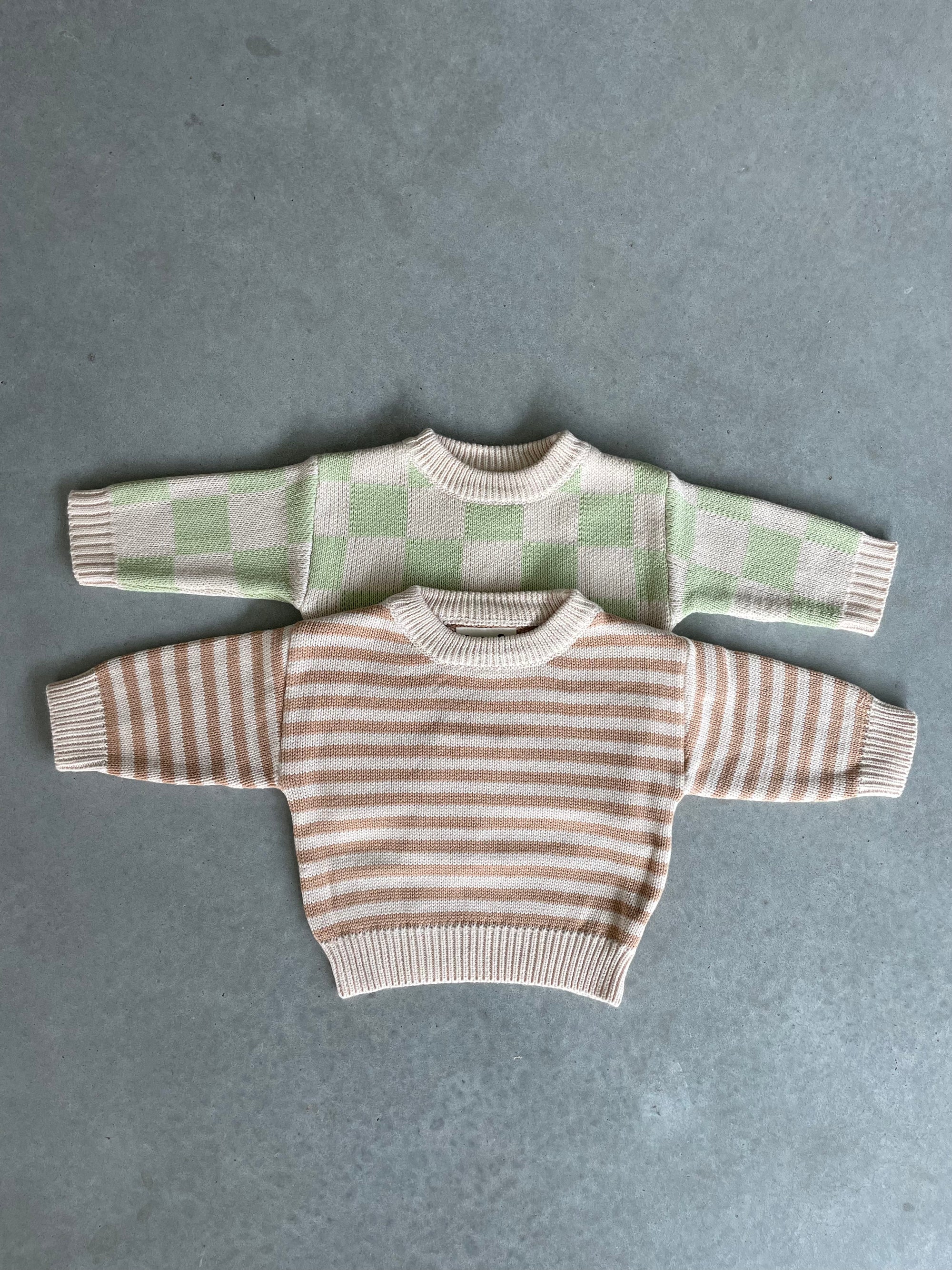 Organic knitted sweater